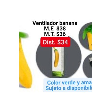 Ventilador banana