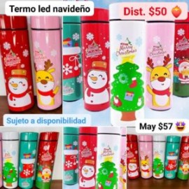 Termo led navideño