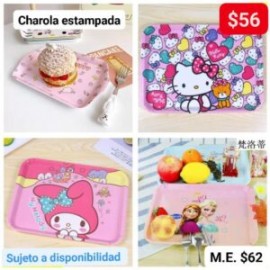 Charola estampada