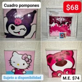 Cuadro pompones