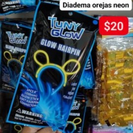 Diadema orejas neon