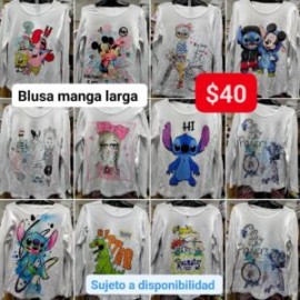 Blusa manga larga